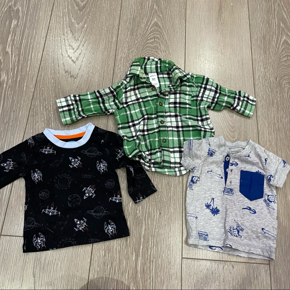 Baby boy 3pc shirts top